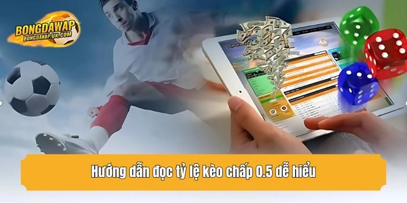 Hướng dẫn đọc tỷ lệ kèo chấp 0.5 dễ hiểu
